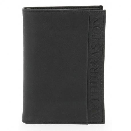 Portefeuille Arthur & Aston Diego Cuir Noir