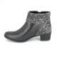 BOISSY Boots Noir Leopard