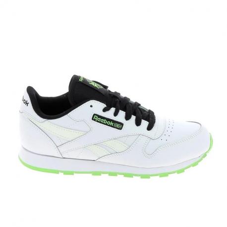 REEBOK Classic Lea Jr Blanc Noir Vert