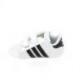 ADIDAS Superstar Crib Blanc Argent