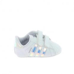 ADIDAS Superstar Crib Blanc Argent