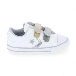 CONVERSE Star Player 2V BB  Blanc Argent