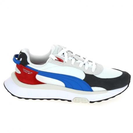 PUMA Wild Rider Rollin Blanc Bleu