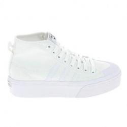 ADIDAS Nizza Plateform Mid Blanc