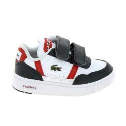 LACOSTE T Clip BB Blanc Rouge