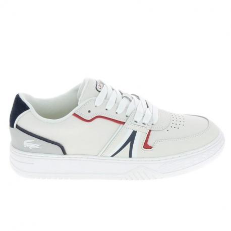 LACOSTE L001 Blanc Bleu Rouge