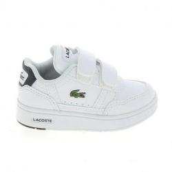 LACOSTE T Clip BB Blanc Vert