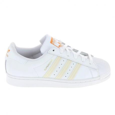 ADIDAS Superstar Blanc Orange