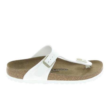 BIRKENSTOCK Gizeh Blanc Vernis