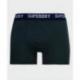 Lot de trois boxers en coton bio SUPERDRY