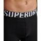 Lot de deux boxers en coton biologique Dual Logo SUPERDRY