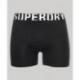 Lot de deux boxers en coton biologique Dual Logo SUPERDRY