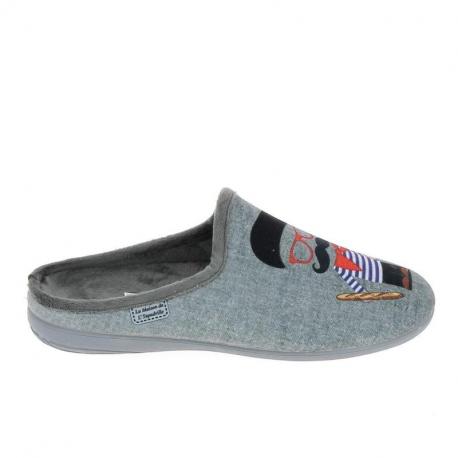 LA MAISON DE L'ESPADRILLE Mule Gris