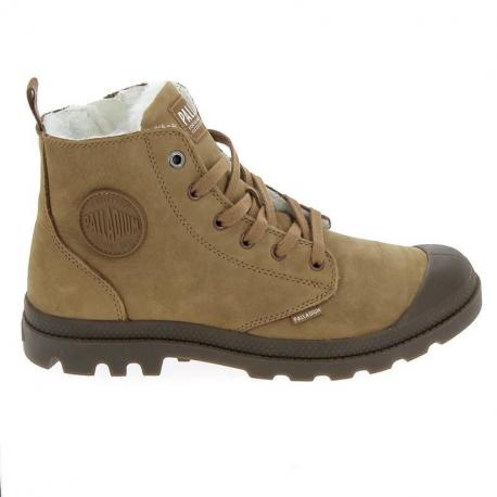 PALLADIUM Pampa Hi Zip Mahogany