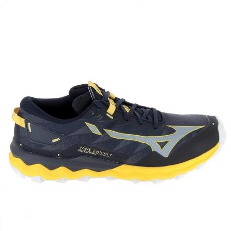 MIZUNO Wave Daichi 7 Marine Jaune