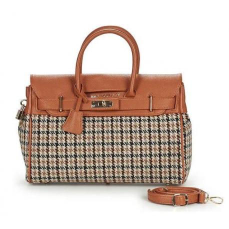 SAC A MAIN PYLA-FANT XS MAC DOUGLAS TWEED CHATAIN