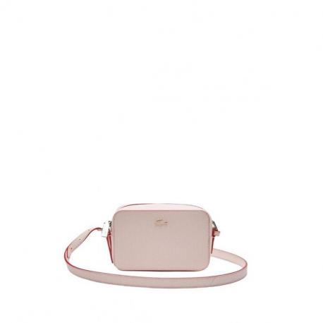 Sac bandouliere en cuir Lacoste Ref 57397 K63 Rose