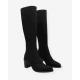 Bottes chaussettes Chic à talon de 7cm FILOU de ADIGE Stretch noir