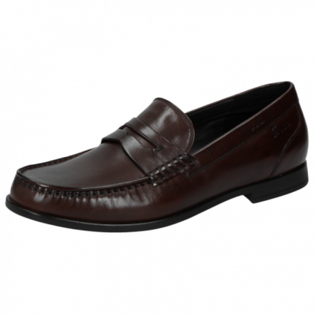 MOCASSIN EDIMAR CUIR NOIR OU MARRON STYLE ANGLAIS sobre pour homme