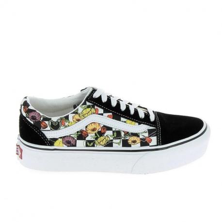 VANS Old Skool Plateform Noir Multi