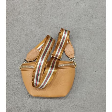 Sac banane CAMEL Pochette avec bandoulière fantaisie ton sur ton LE COCOTTE