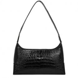 Sac baguette Exotic Lézard & Croco porté épaule 426-87