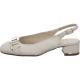 Bride arrière GRAZ Cuir beige ARA 11802-02 talon 3,5cm décolleté mors décoratif métal