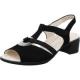 Sandales LUGANO Cuir sable 35730-05 talon 3.5cm femme élégante