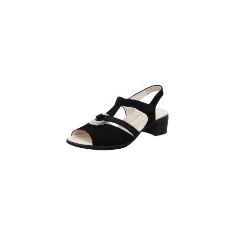 Sandales LUGANO Cuir sable 35730-05 talon 3.5cm femme élégante