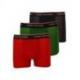 Lot Boxers Tommy Hilfiger vert rouge et bleu