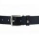 Ceinture en cuir à drapeau 3,5 cm / TOMMY HILFIGER / NOIR