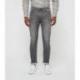 Jean super slim en molleton gris moyen "Toupie"