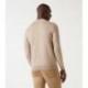 Pull col rond beige avec poche BRADY