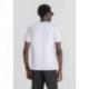 T-SHIRT SLIM FIT  BLANC AVEC IMPRIMÉ TÊTE DE MORT