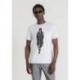 T-SHIRT SLIM FIT  BLANC AVEC IMPRIMÉ