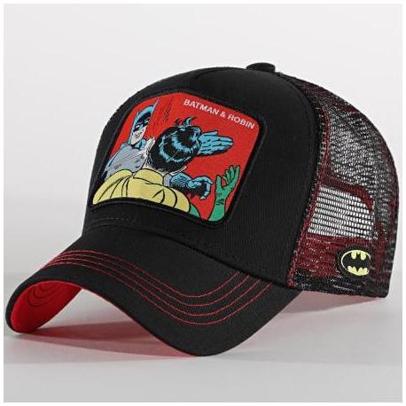 Casquette Trucker Batman Et Robin Noir CAPSLAB