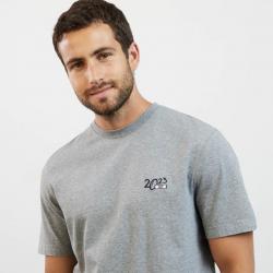 T-shirt gris à broderie 2023 - Nouvelle Zélande