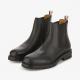 Boots chelsea noires en cuir