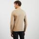 T-shirt beige manches longues uni