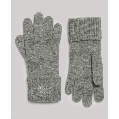 Gants en maille côtelée SUPERDRY