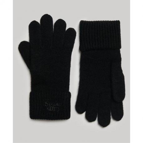 Gants en maille côtelée SUPERDRY