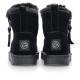 Bottes ALASKA Noir velours fourrées, plates moderne 29901- 01 ARA SHOES