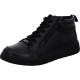 Baskets montantes ROM Lacet + zip Cuir Noir ARA SHOES femme confortable 24453-15