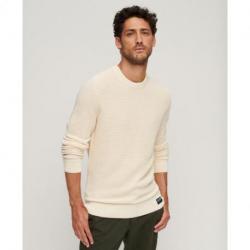 Pull col rond en maille texturée SUPERDRY