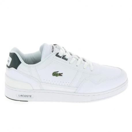 LACOSTE T Clip Jr Blanc Vert