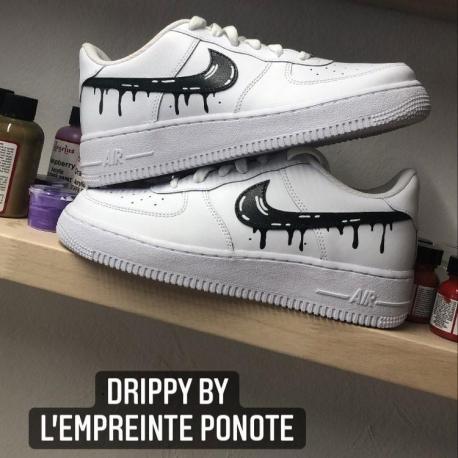 Baskets personnalisées NIKE AF1 Drippy