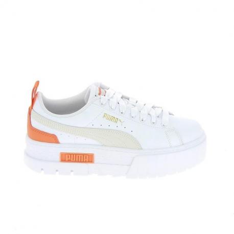 PUMA Mayze LHT Jr Blanc Orange