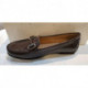 Collection hiver - mocassin D842TA de GEOX D ELIDIA A chic en cuir vernis noir + mors