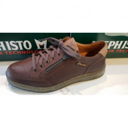 Mephisto basket - chaussures confortables à lacets homme - JEREMY DARK BROWN