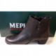 BOOT'S MEPHISTO INES EN CUIR NOIR TALON DETACHE